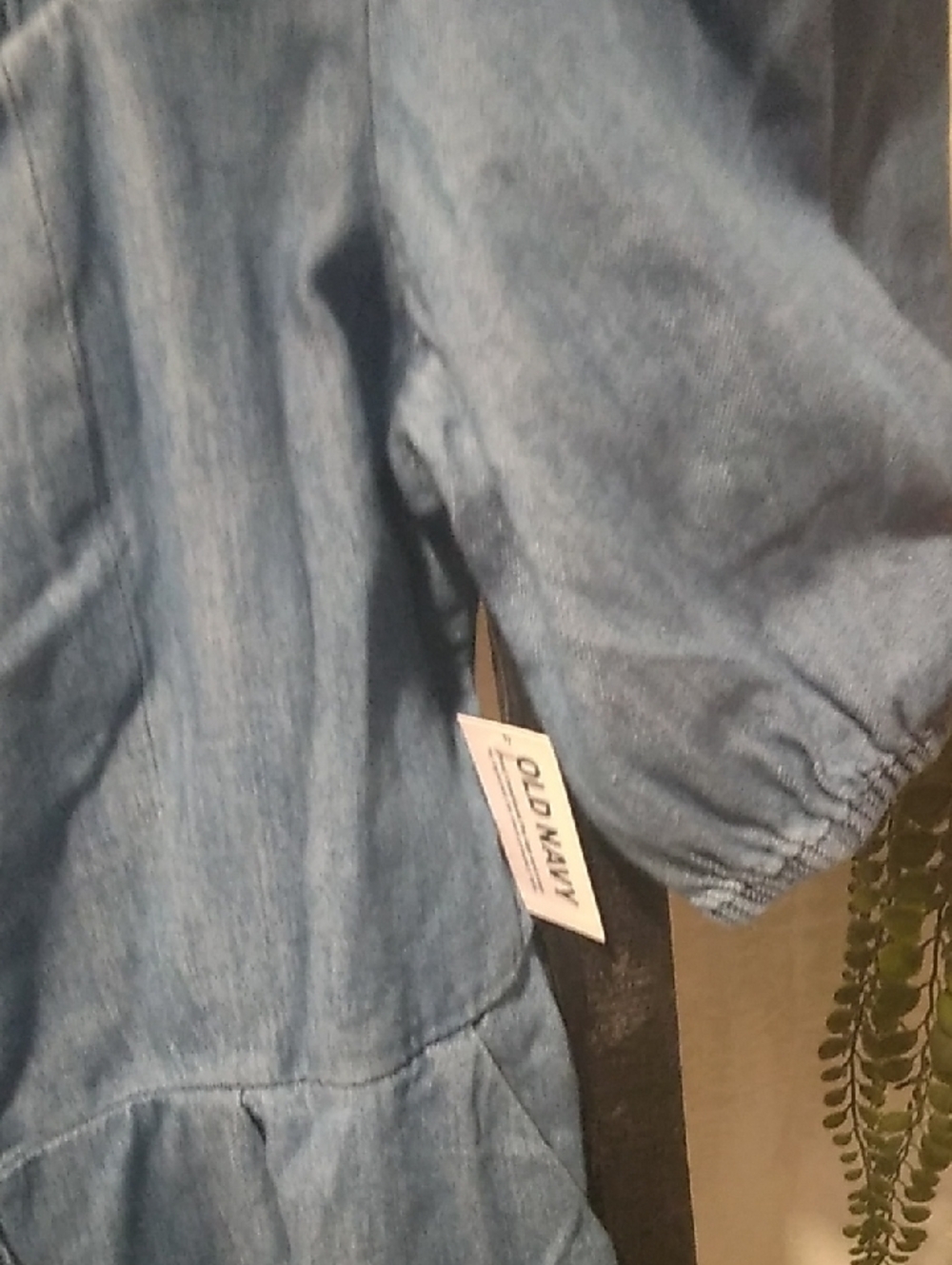Old Navy Puff Sleeve Denim Mini Dress - Picture 7 of 11